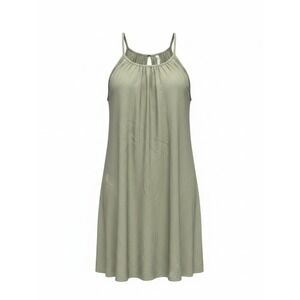 Mudd Womens Sage Green Halter Neck Boho Flowy A-line Mini Shabby Chic Dress L